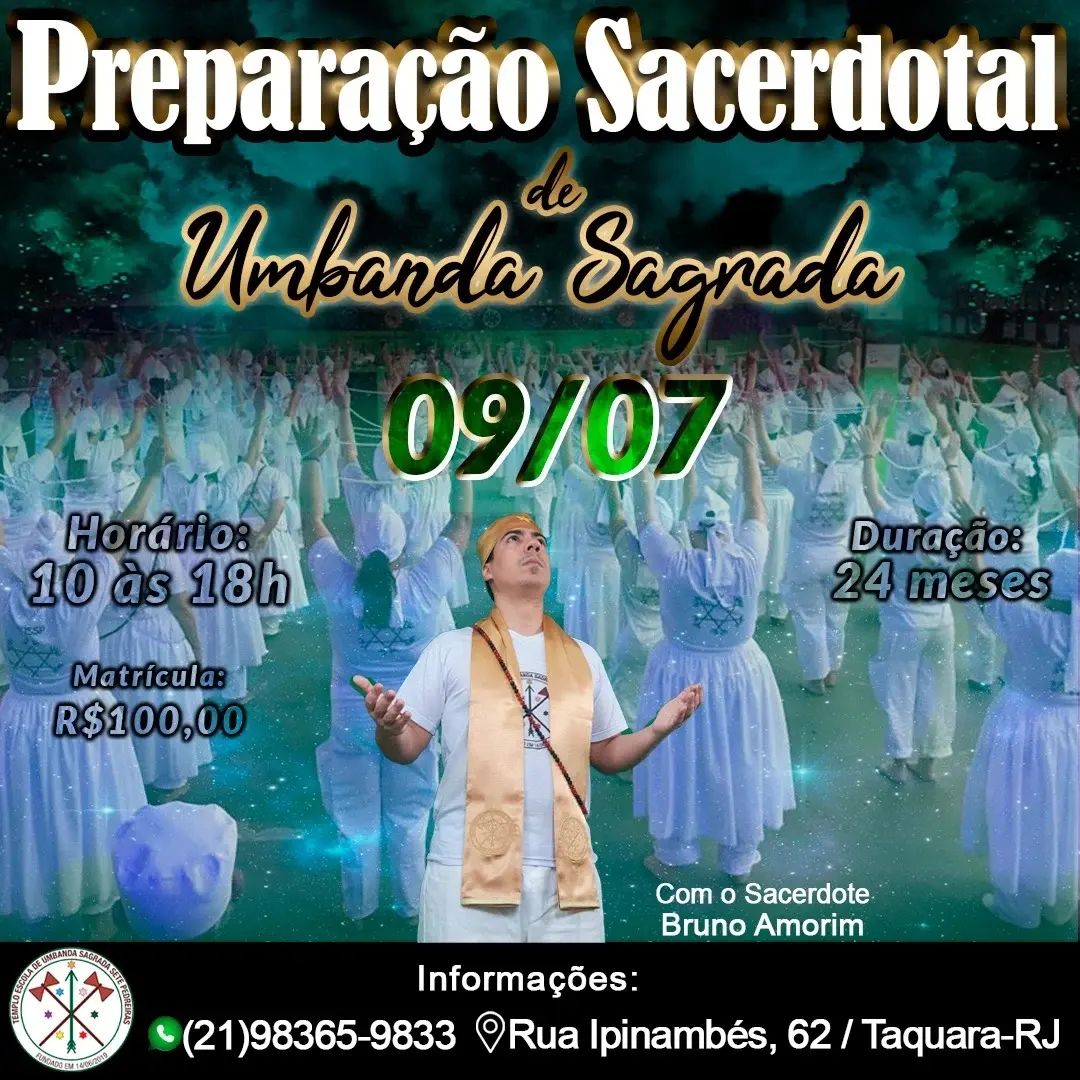 O Sacerdote de Umbanda e o Sacerdócio Umbandista: Material de Apoio –  Leitura Necessária e Obrigatória 